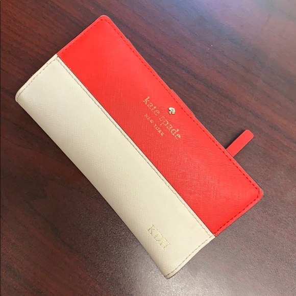 kate spade Handbags - Red and White Kate Spade Wallet